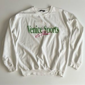 Nasty Gal sweatshirt, white, m
